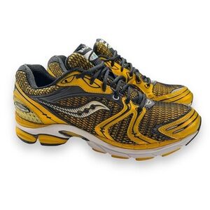 Saucony ProGrid Triumph 4 Mens Size 13 Lemon Chrome Running Shoes 2006 RARE!